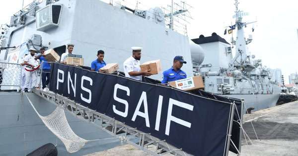 පකිස්ථානයෙන් ශ්‍රී ලංකාවට මානුෂිය ආධාර