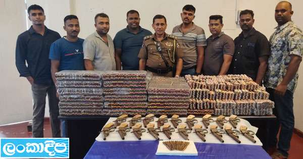 ගිනි අවි 19ක්, කෝටියක මත්පෙත් දෙමටගොඩින් හසුවේ