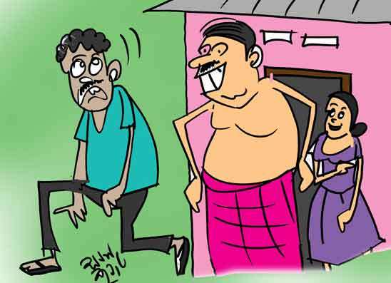 දෑවැදි ඉල්ලන්න ගිහින්  අලි අමාරුවක වැටිලා