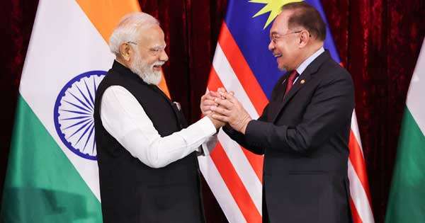 මැලේසියාව බලා ගිය මෝදිට ඉහළ පිළිගැනීමක්