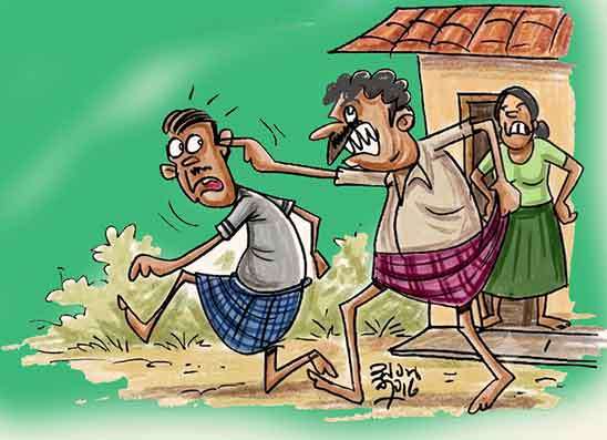 කැඩුණු ලාච්චුව හදන්න ගිය  වඩු බාස්ට කුලියයි පවුලයි දෙකම නැතිවෙලා