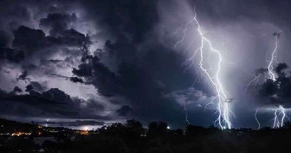 ප්‍රදේශ කිහිපයකට ප්‍රබල අකුණු අවදානමක්