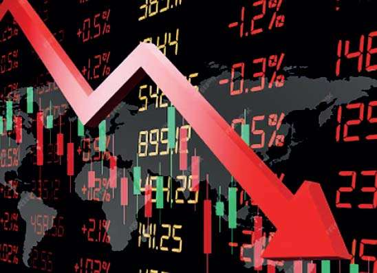 කොටස් වෙළෙඳපොළේ දරුණු කඩා වැටීමක්