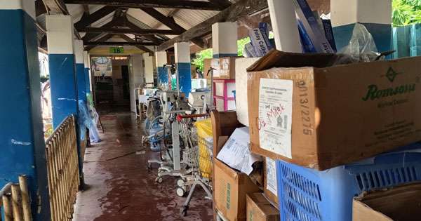 හලාවත රෝහලට වැස්සෙන් බර හානි