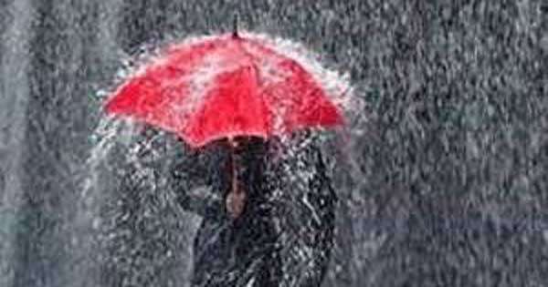 තැනින් තැනට තරමක තද වැසි