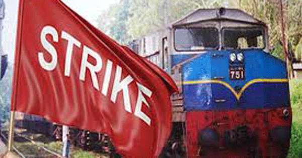 ලොකොමොටිව් රියදුරෝ වර්ජනයක් අරඹති