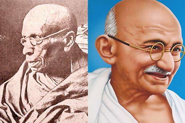 මහත්මා ගාන්ධි සහ හික්කඩුවේ සුමංගල නා හිමි