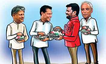 පාර්ලිමේන්තු කැන්ටිමේදී විපක්ෂ මන්ත්‍රීවරු පිරිසකට ජනපති කිව්ව කතාව