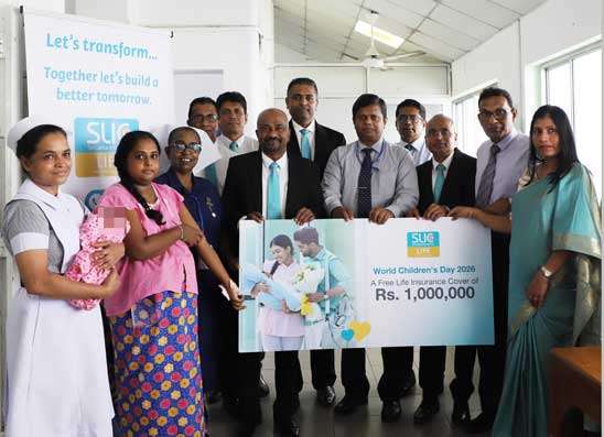 2026 ලෝක ළමා දිනය දා උපත ලැබූ සියලුම දරුවන්ගේ දෙමාපියන් සඳහා ශ්රී ලංකා ඉන්ෂුවරන්ස් ලයිෆ් වෙතින් රුපියල් මිලියනයක ජිවිත රක්ෂණාවරණයක් නොමිලේ