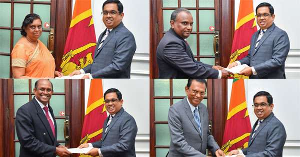 වැටුප් - විශ්‍රාම වැටුප් කොමිෂන් සාමාජිකයන්ට පත්වීම් ලිපි