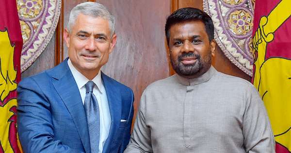 ඇමරිකා සහකාර රාජ්‍ය ලේකම් ජනපති හමු වෙයි