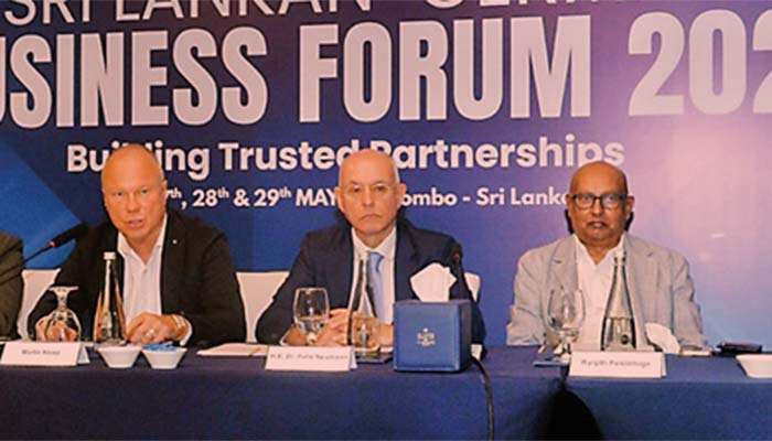 සමුද්‍රීය හා සැපයුම් අංශ නැංවීමට ශ්‍රී ලංකා - ජර්මානු ව්‍යාපාරික සංසදයක්
