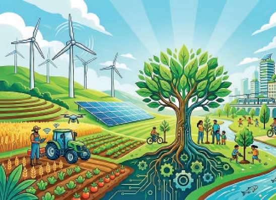 තිරසාර සංවර්ධනයට  හරිත පරිවර්තනයක්