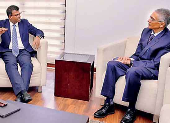 ලෝක බැංකු විධායක අධ්‍යක්ෂ අය්යර් මුදල් අමාත්‍යාංශ ලේකම් හමුවෙයි