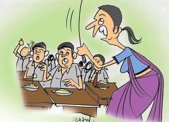 දරුවාගේ උත්තරයෙන්  ටීචර් අන්දුන් කුන්දුන්