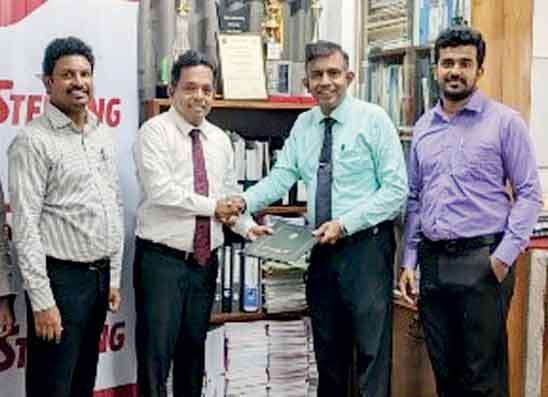 කර්මාන්ත පාදක පර් යේෂණ සහ නවෝත්පාදන ප්‍රවර්ධනයට Sterling Steels සහ මොරටුව විශ්වවිද්‍යාලය අවබෝධතා ගිවිසුමක