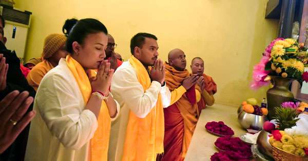 නාමල් - ලිමිනි බුද්ධගයාවේ