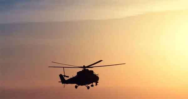 කටාර් හෙලිකොප්ටරයක් අනතුරේ