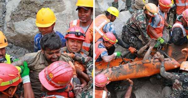 නේපාල උමගක සිරවුණු දෙදෙනකු බේරා ගැනේ