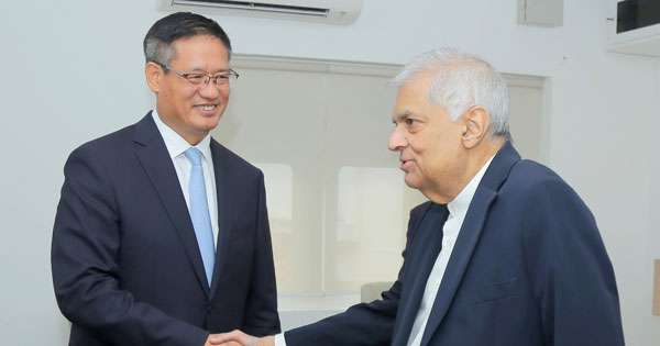 අලුත් චීන තානාපති රනිල් බලන්න එයි