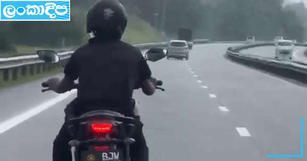 අධිවේගයෙන් ගිය යතුරුපැදි කරු අල්ලයි