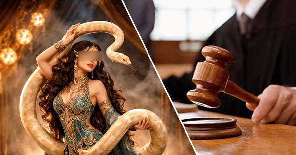 පිඹුරකු සමඟ නැටූ අවුරුදු කුමරිය අත්අඩංගුවට ගන්නැයි නියෝග