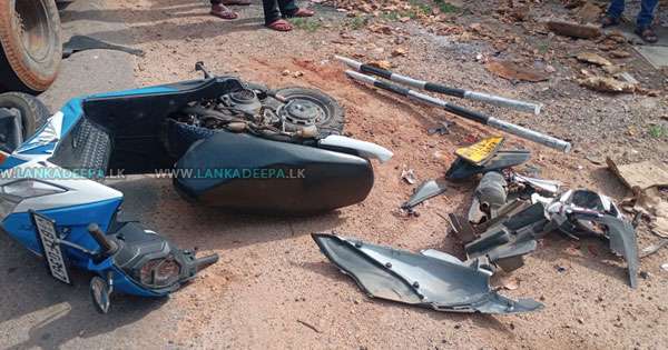 ටිපරයක යතුරුපැදිය ගැටි කාන්තාවක් මරුට