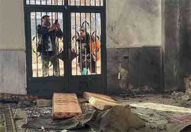 සිරියාවේ මුස්ලිම් පල්ලියකට ප්‍රහාරයක්