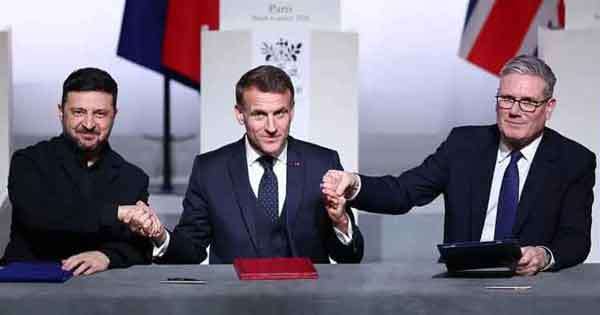 යුක්රේනයේ ආරක්ෂාව තහවුරු කරන්න ප්‍රංශය-බ්‍රිතාන්‍යය සූදානම්