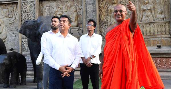 ඉන්දියාවේ සර්වඥ ධාතු පෙබරවාරි 4 ලංකාවට