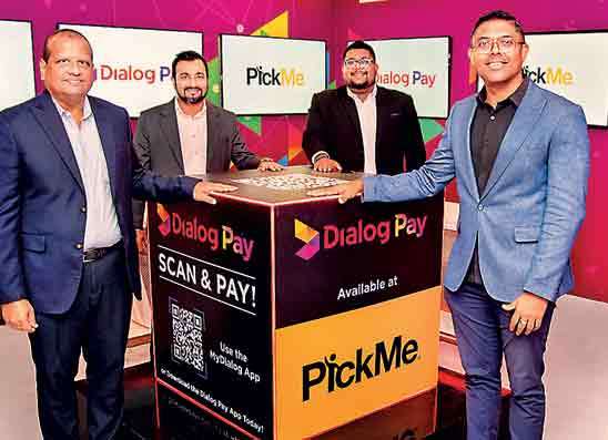 Dialog Pay සමගින් ඩිජිටල් ගනුදෙනු සඳහා PickMe එක් වෙයි