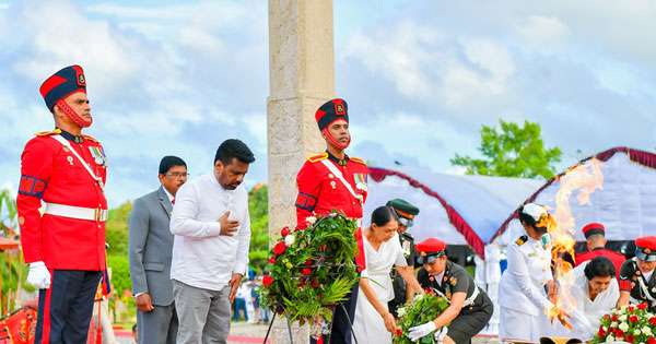 රණවිරු ස්මාරකය අභියසදී ජනපතිගෙන් පොරොන්දුවක්