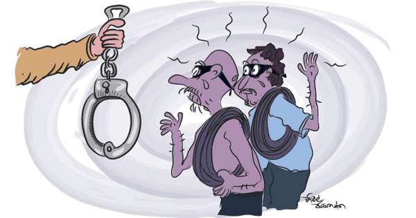 ශ්‍රේෂ්ඨාධිකරණ ගොඩනැගිල්ලේ විදුලි රැහැන් කොටස් සොරාගෙන