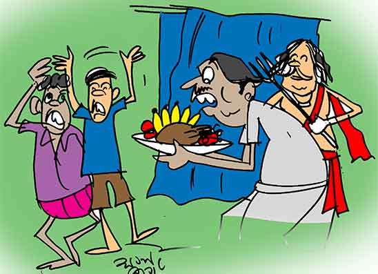 පොල් ගහද්දී ගම්මිරිස්  හොරු දේවාලෙන් මතුවෙලා