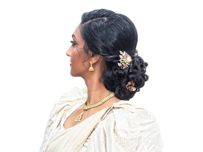 Details more than 78 hairstyle for kandyan saree best - vova.edu.vn