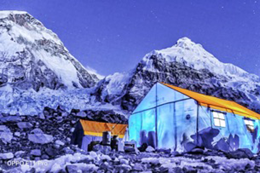 Pic#4 - Dazzling view of Basecamp in Night
