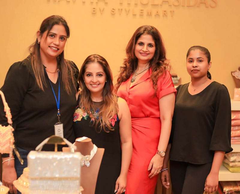 At the new collection launch by Kavita Thulasidas at the One Galle Face Mall, Colombo