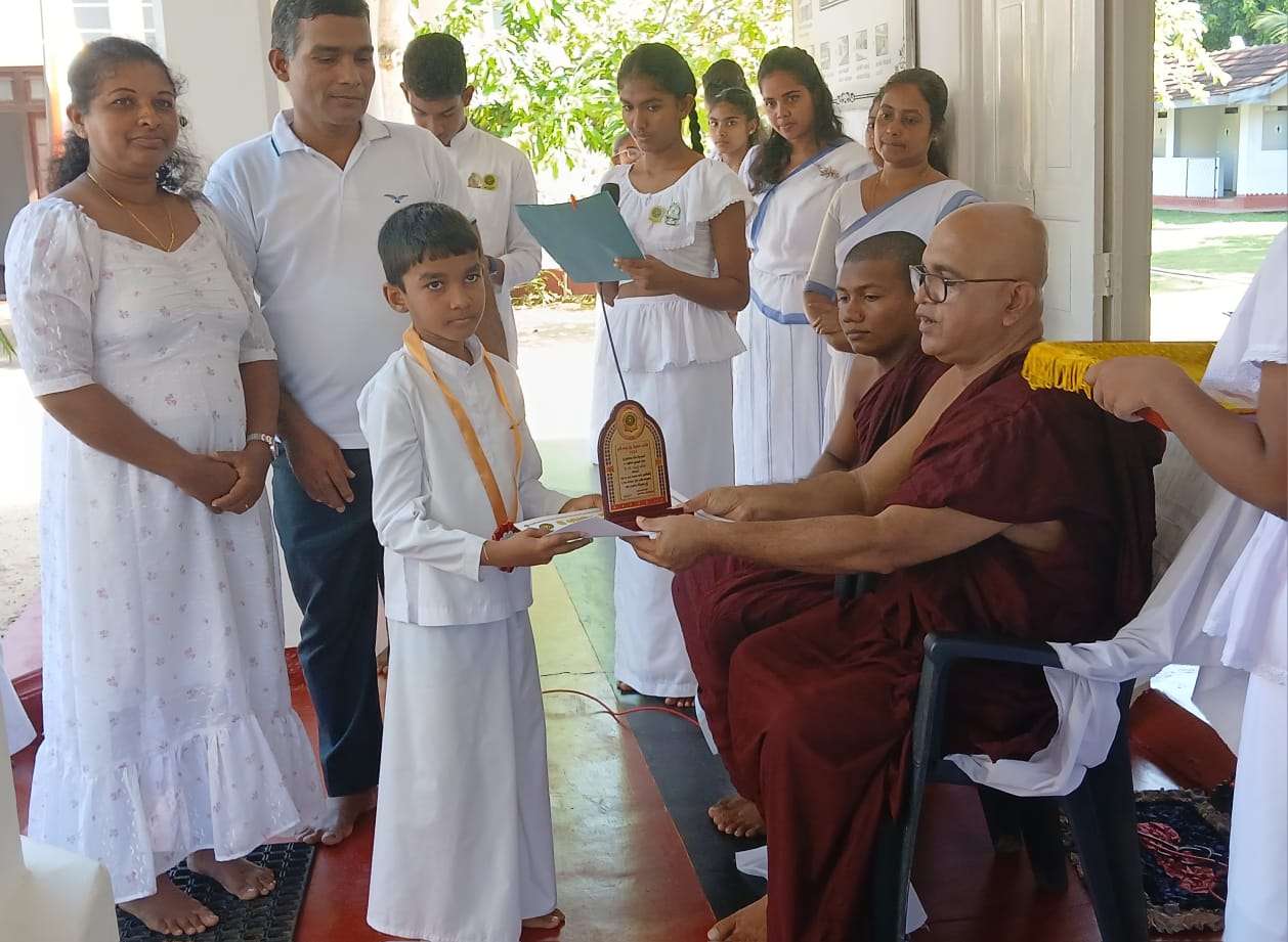 බේරුවල  සිසු නිපුණතා තරගවලින් ජයගත්  අමරවංශ දහම් පාසල් සිසුන්ට ත්‍යාග සහතික පිරිනමයි
