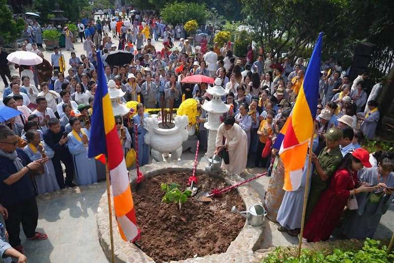 වියට්නාමයේ ජය ශ්‍රී මහා බෝධි අංකුරයක් රෝපණය කෙරේ