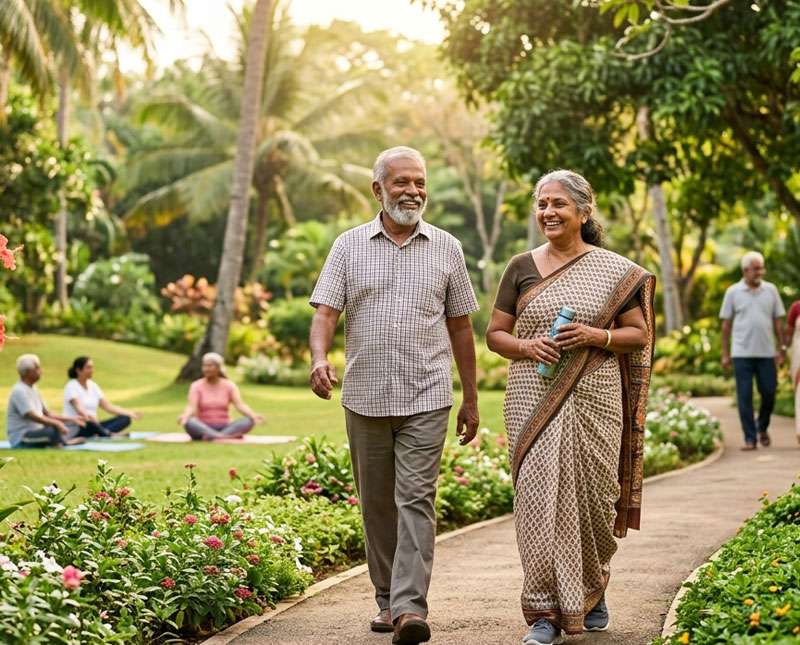 නිරොගී වයස්ගත් වීමකට යෝග