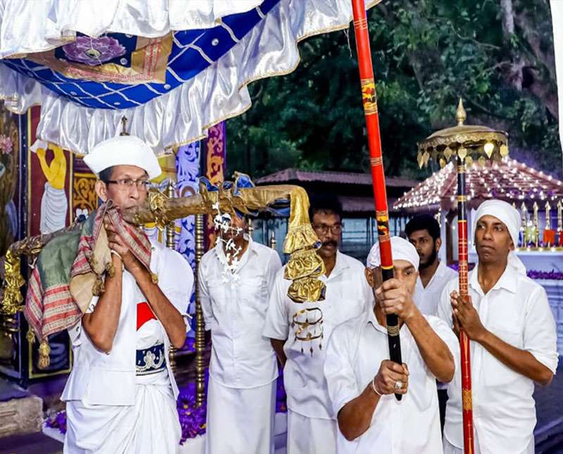 ඇසළ පෙරහර මංගල්‍යයේ සිව් මහා දේවාලයන්හි කප් සිටුවීමේ මංගල්‍යය අද