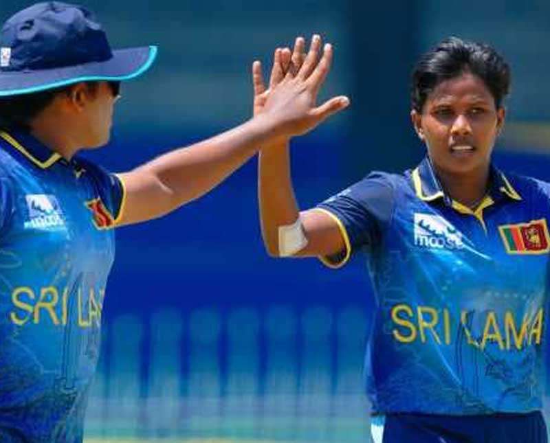 ශ්‍රී ලංකා කාන්තා පිළ පරදා දකුණු අප්‍රිකානු කාන්තා කණ්ඩායමට ලකුණු 76ක ජයක්