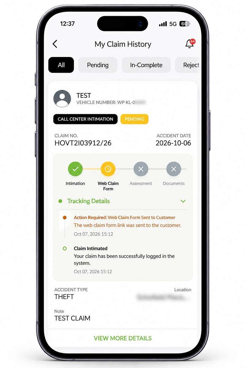 Amana Takaful Insurance වෙතින් Amana Takaful Mobile App හරහා Live Motor Claim Tracking පහසුකම