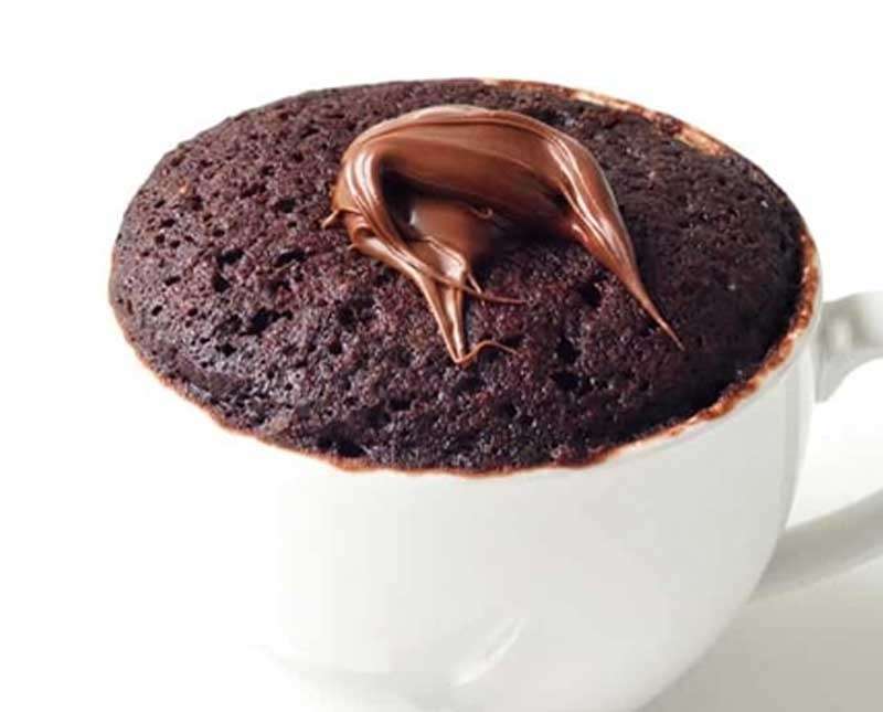 Nutella Mug Cake හදන්නේ මෙහෙමයි
