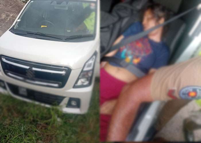 අභිරහස් මළ සිරුර තෙල්දෙණිය නගරයේ මෝටර් රියක..