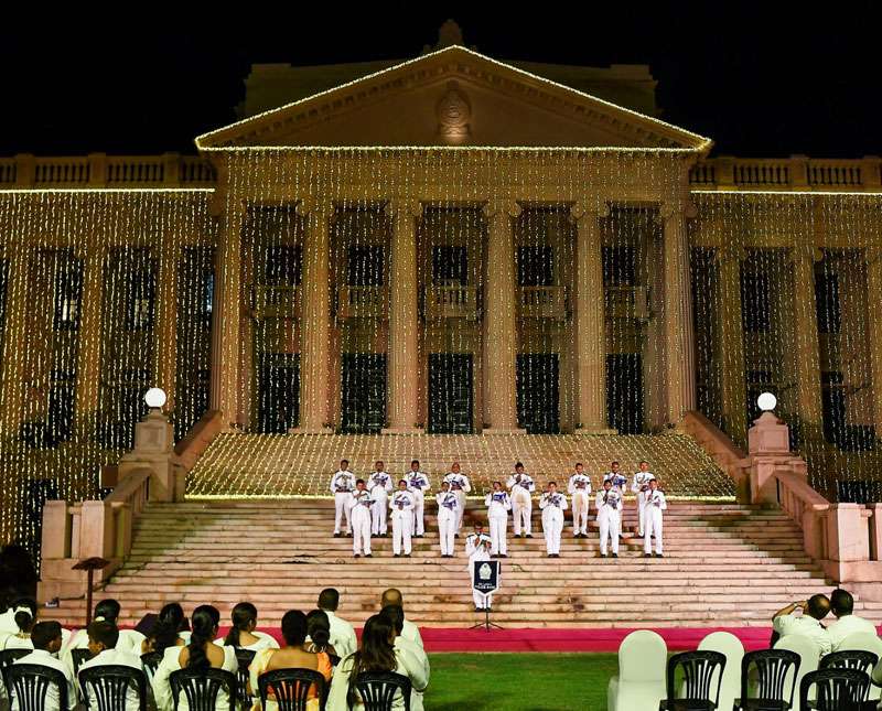 ජනාධිපති කාර්යාල පරිශ්‍රයේ වෙසක් සැමරුම්