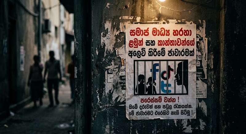 සමාජ මාධ්‍ය හරහා ළමුන් සහ කාන්තාවන් අලෙවි කිරීමේ ජාවාරමක්
