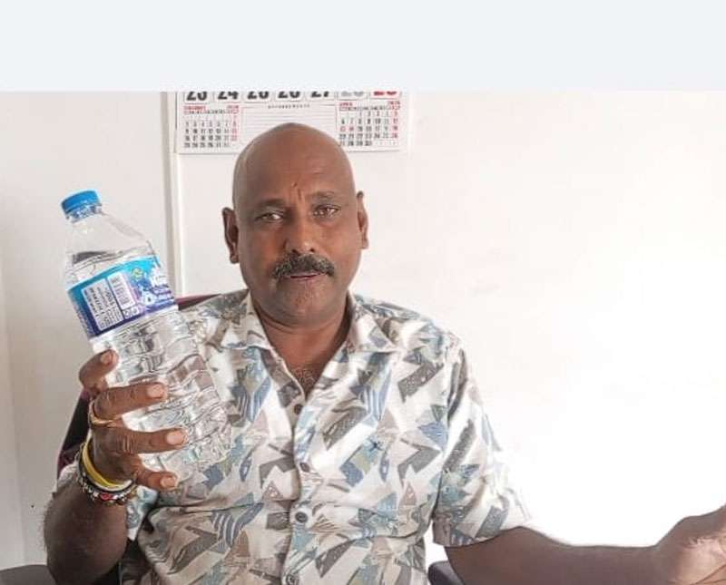 ඇතැම් පානීය ජල බෝතල් වල ජලය පාවිච්චි කිරීම  ජනතාවගේ සෞඛ්‍යයට තර්ජනයක්