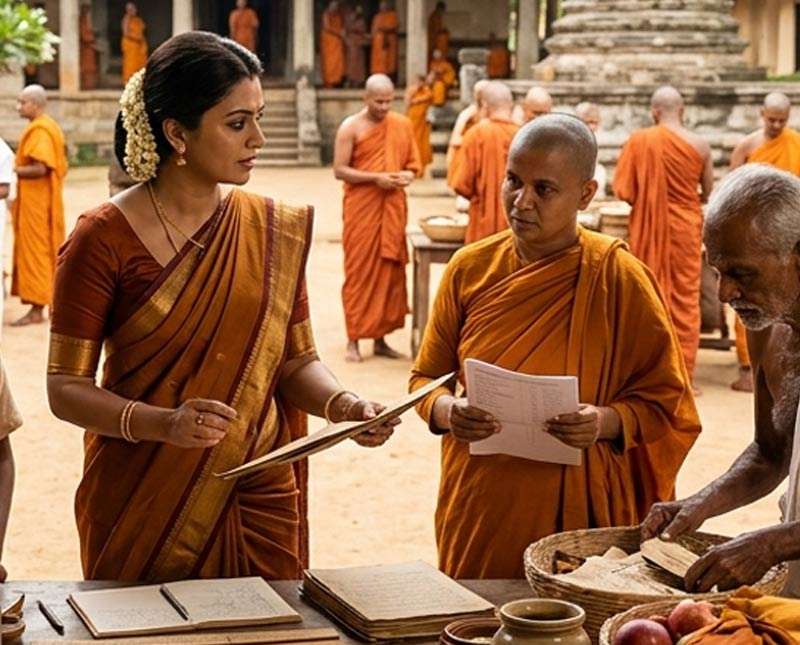 සැම කළට උවැසි විශාකාවගේ කළමනාකරණය