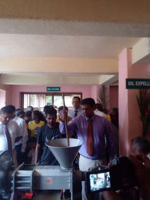 ඇල්කඩුව වැවිලි සමාගමෙන් මිල්ලවාන වතුයායේ නව පොල්තෙල් කර්මාන්ත ශාලාවක්